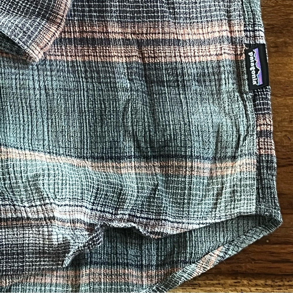 PATAGONIA Organic Cotton Men’s Lightweight Button Up Shirt Long Sleeve Size XL - Picture 5 of 7